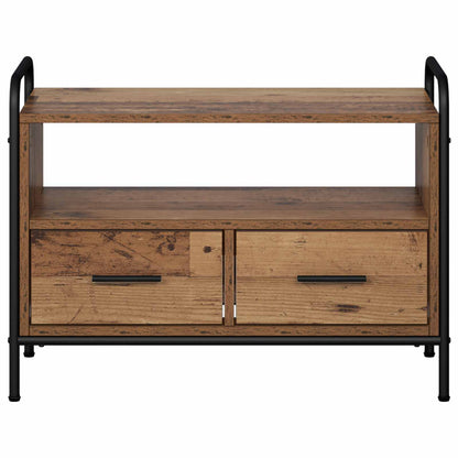 vidaXL TV Cabinet 67.5 x 33 x 50 cm Old Wood Engineered Wood