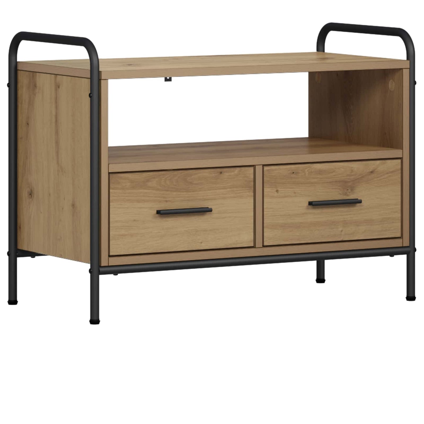 vidaXL TV Cabinet 67.5 x 33 x 50 cm Artisan Oak Engineered Wood