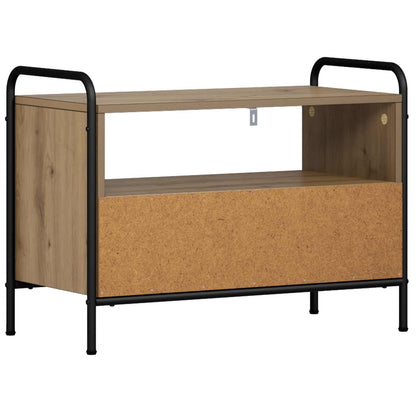 vidaXL TV Cabinet 67.5 x 33 x 50 cm Artisan Oak Engineered Wood