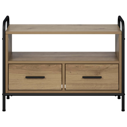 vidaXL TV Cabinet 67.5 x 33 x 50 cm Artisan Oak Engineered Wood