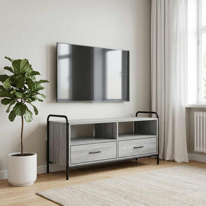vidaXL TV Cabinet 99.5 x 33 x 50 cm Grey Sonoma Engineered Wood