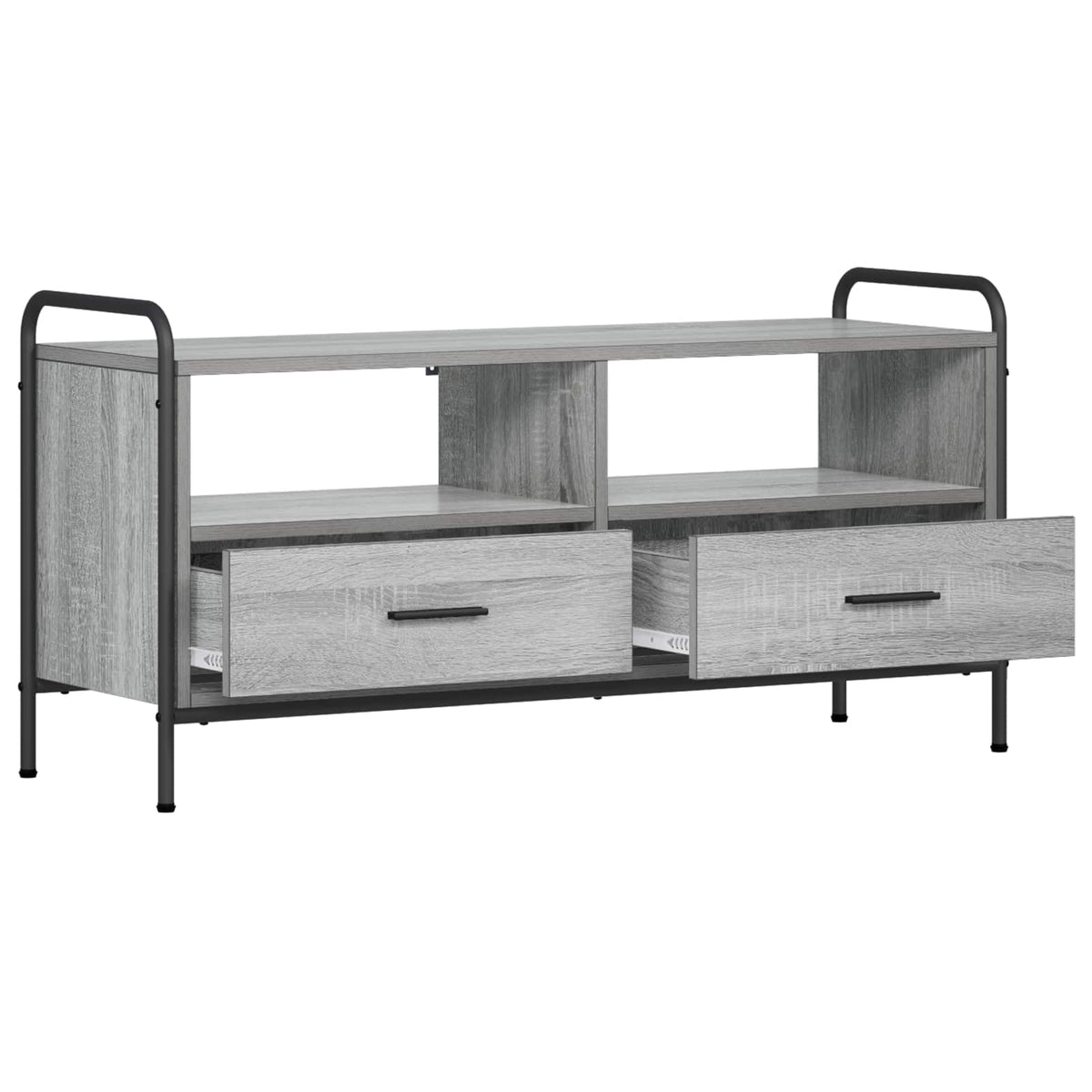 vidaXL TV Cabinet 99.5 x 33 x 50 cm Grey Sonoma Engineered Wood