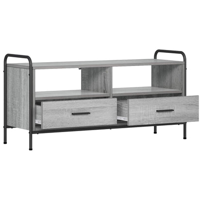vidaXL TV Cabinet 99.5 x 33 x 50 cm Grey Sonoma Engineered Wood