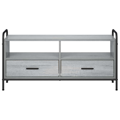 vidaXL TV Cabinet 99.5 x 33 x 50 cm Grey Sonoma Engineered Wood