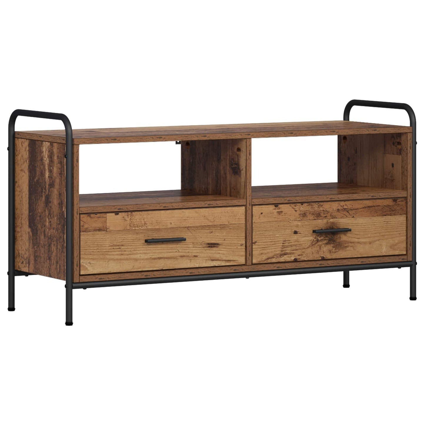 vidaXL TV Cabinet 99.5 x 33 x 50 cm Old Wood Engineered Wood