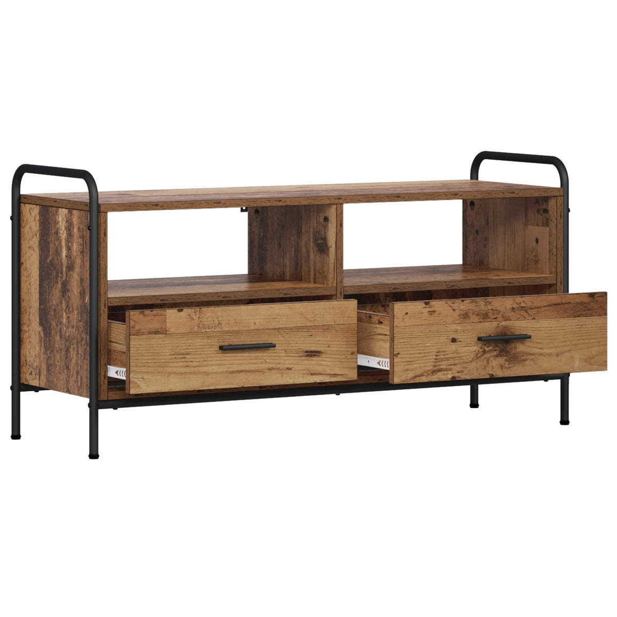 vidaXL TV Cabinet 99.5 x 33 x 50 cm Old Wood Engineered Wood