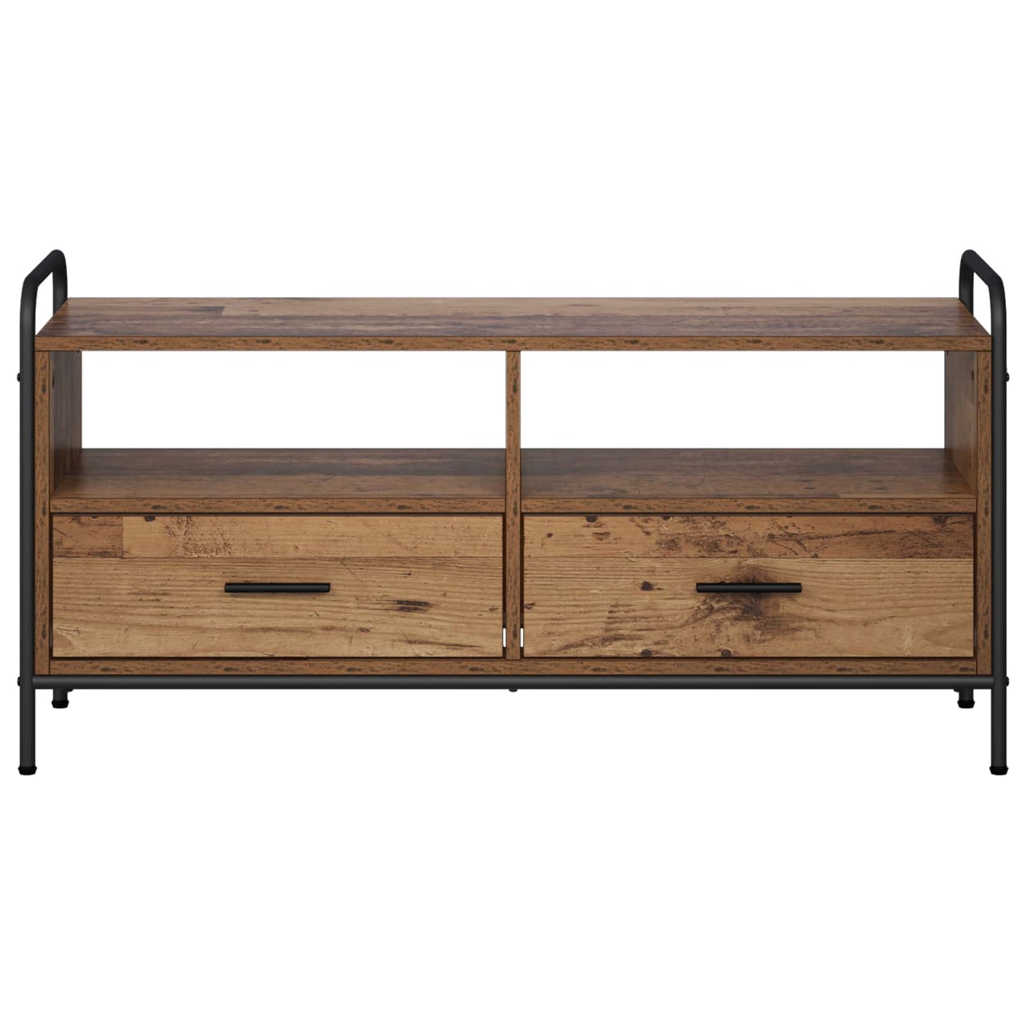 vidaXL TV Cabinet 99.5 x 33 x 50 cm Old Wood Engineered Wood