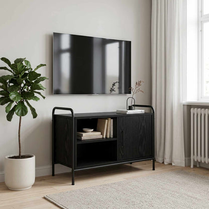 vidaXL TV Cabinet 67.5 x 33 x 50 cm Black Oak