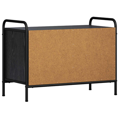 vidaXL TV Cabinet 67.5 x 33 x 50 cm Black Oak