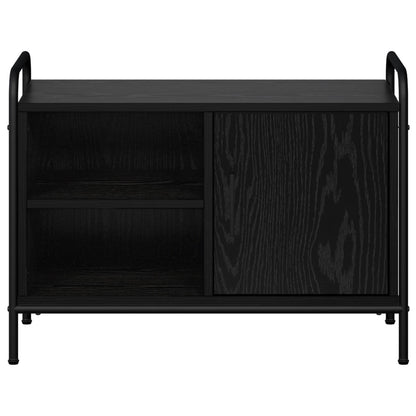 vidaXL TV Cabinet 67.5 x 33 x 50 cm Black Oak