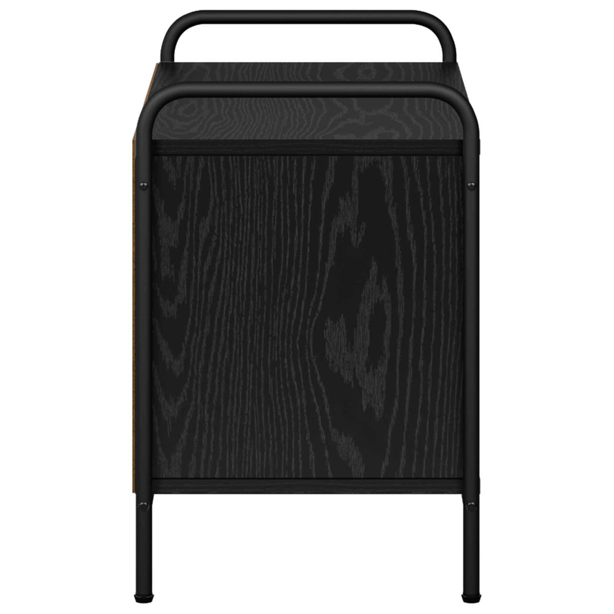 vidaXL TV Cabinet 67.5 x 33 x 50 cm Black Oak