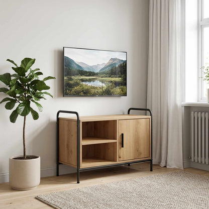 vidaXL TV Cabinet 67.5 x 33 x 50 cm Artisan Oak
