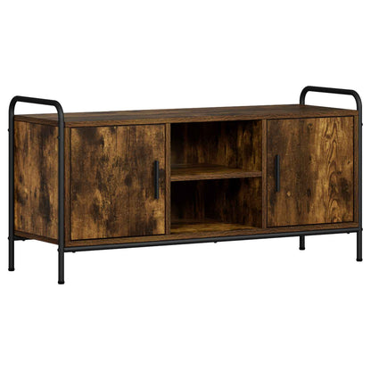 vidaXL TV Cabinet 99 x 33 x 50 cm Smoked Oak Engineered Wood