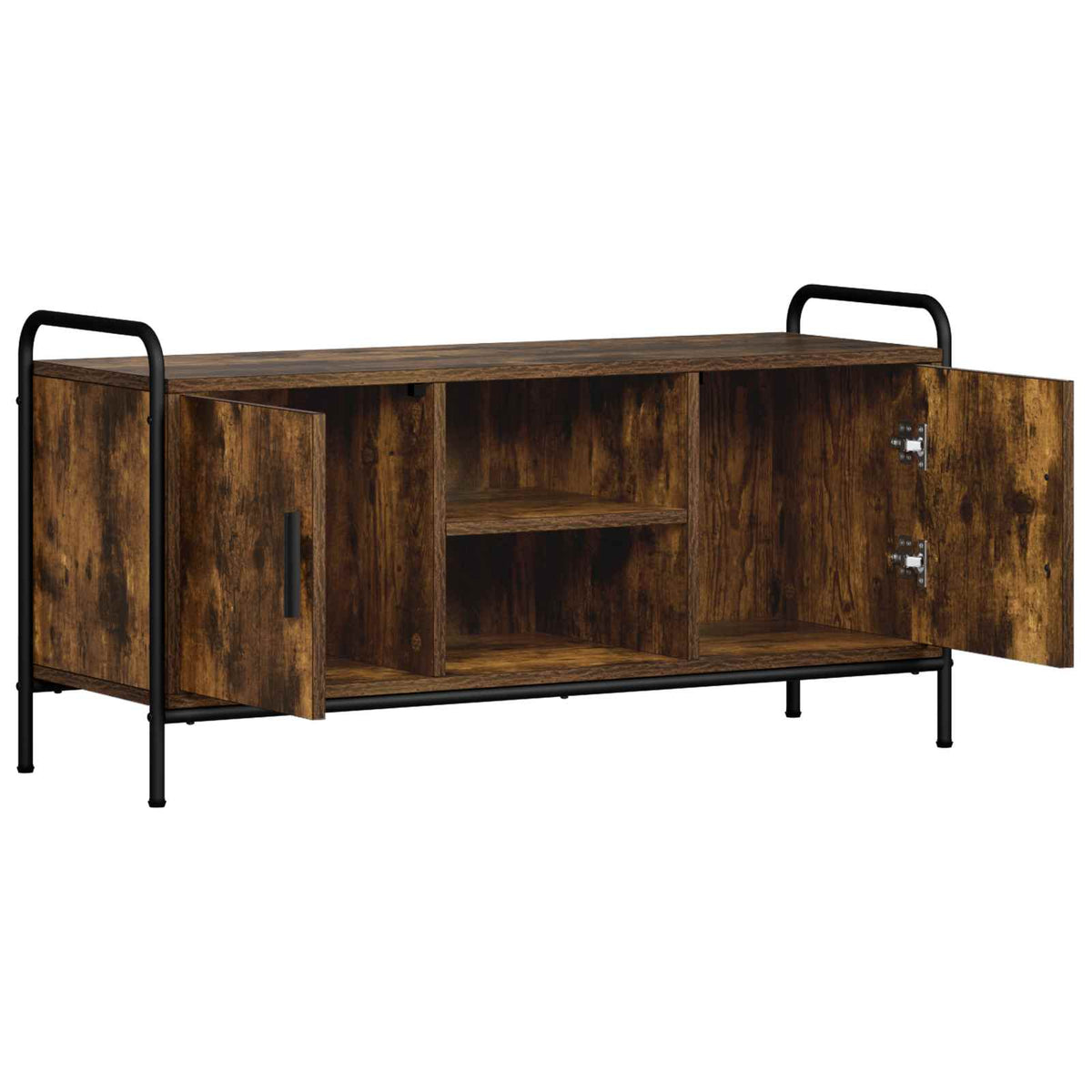 vidaXL TV Cabinet 99 x 33 x 50 cm Smoked Oak Engineered Wood
