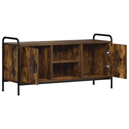 vidaXL TV Cabinet 99 x 33 x 50 cm Smoked Oak Engineered Wood