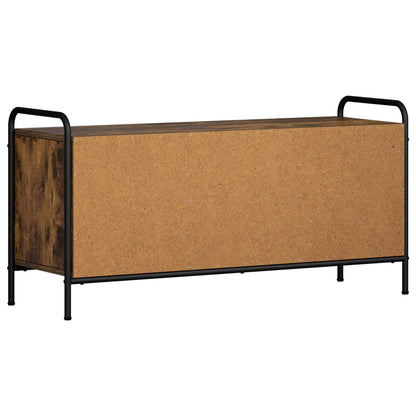 vidaXL TV Cabinet 99 x 33 x 50 cm Smoked Oak Engineered Wood