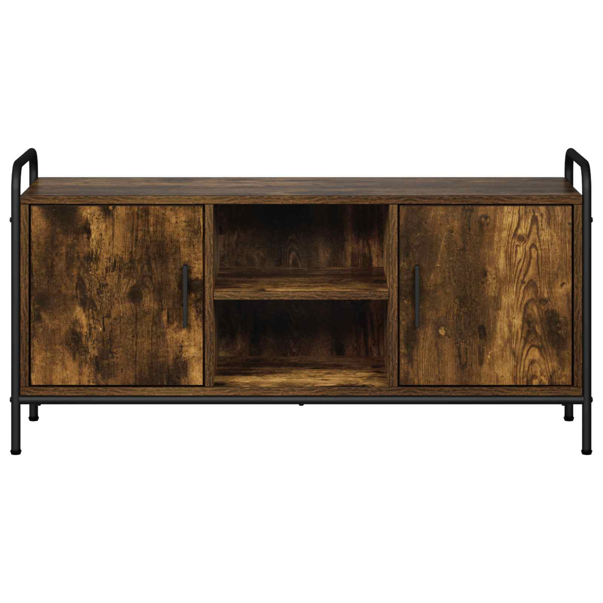 vidaXL TV Cabinet 99 x 33 x 50 cm Smoked Oak Engineered Wood