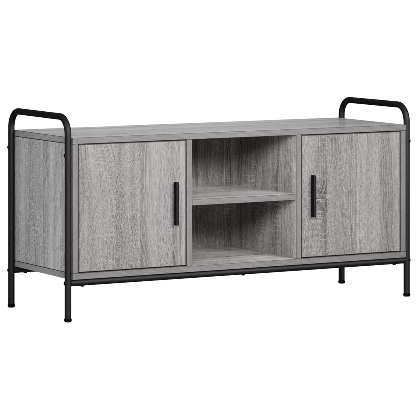 vidaXL TV Cabinet 99 x 33 x 50 cm Grey Sonoma Engineered Wood