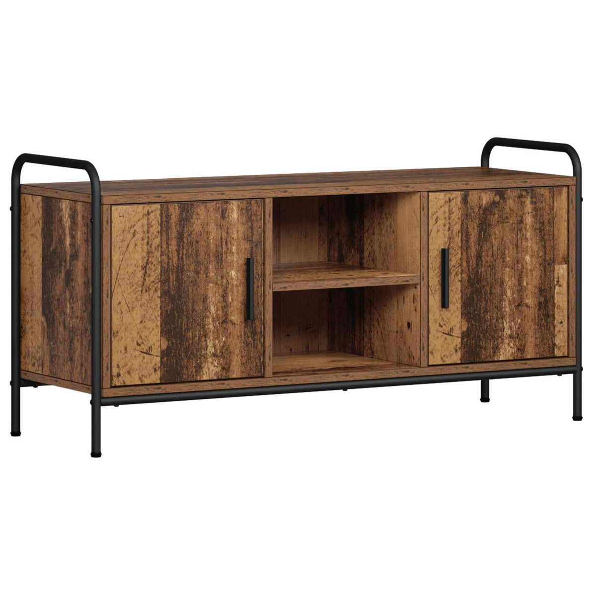vidaXL TV Cabinet 99 x 33 x 50 cm Old Wood Engineered Wood
