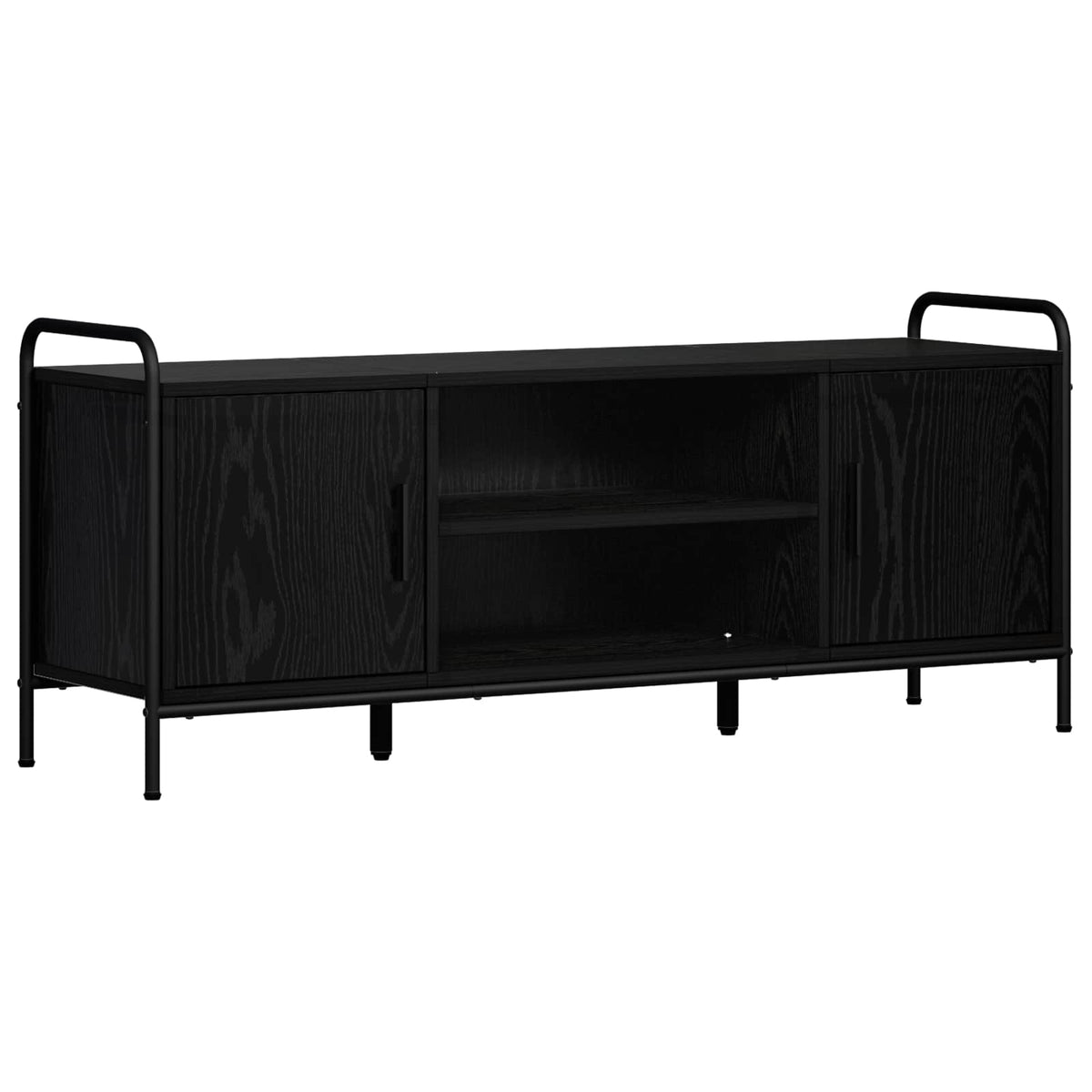 vidaXL TV Cabinet 119 x 33 x 50 cm Black Oak