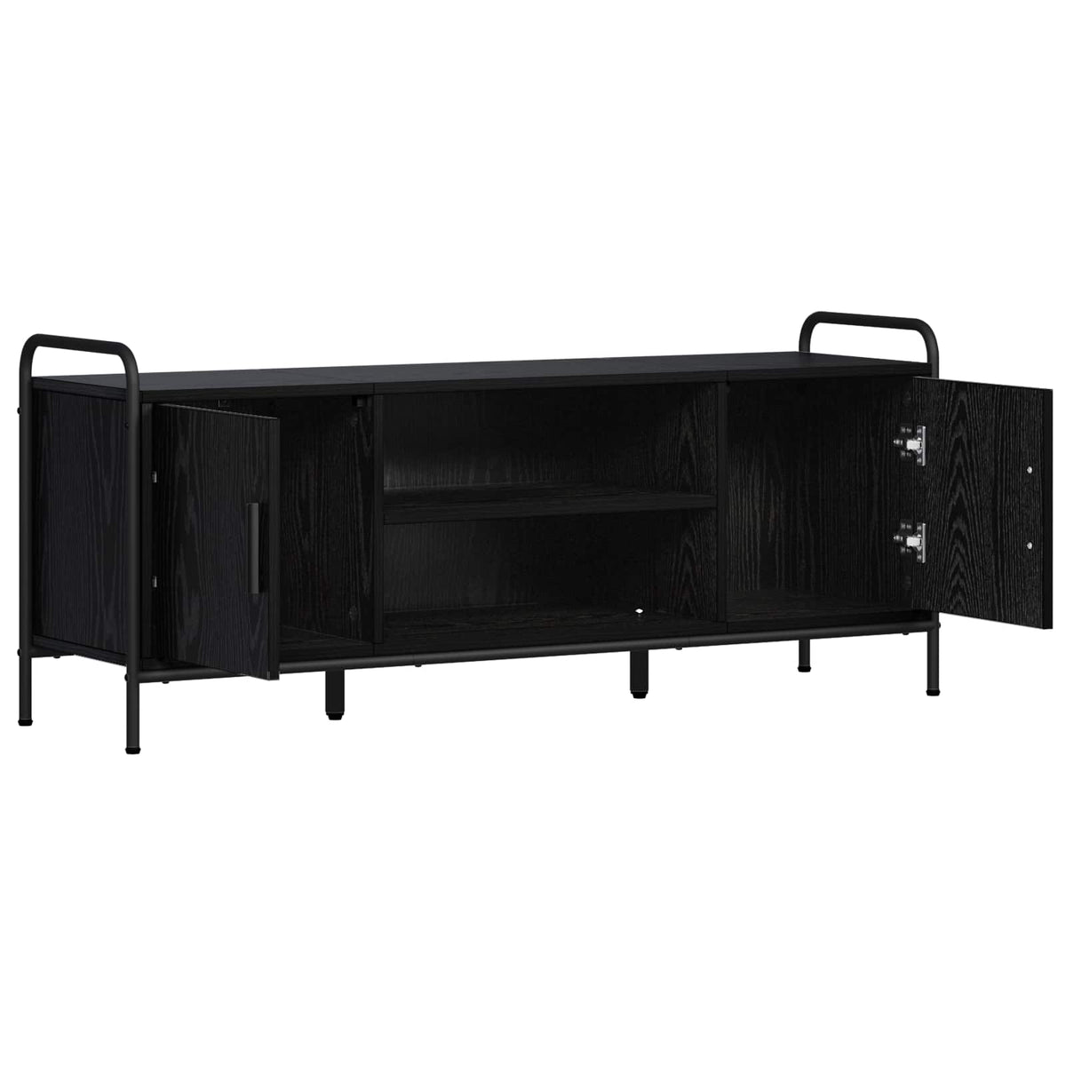 vidaXL TV Cabinet 119 x 33 x 50 cm Black Oak