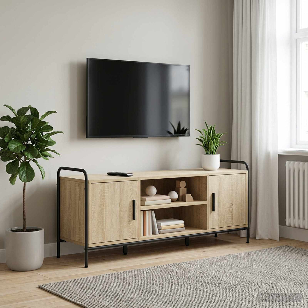 vidaXL TV Cabinet 119 x 33 x 50 cm Sonoma Oak