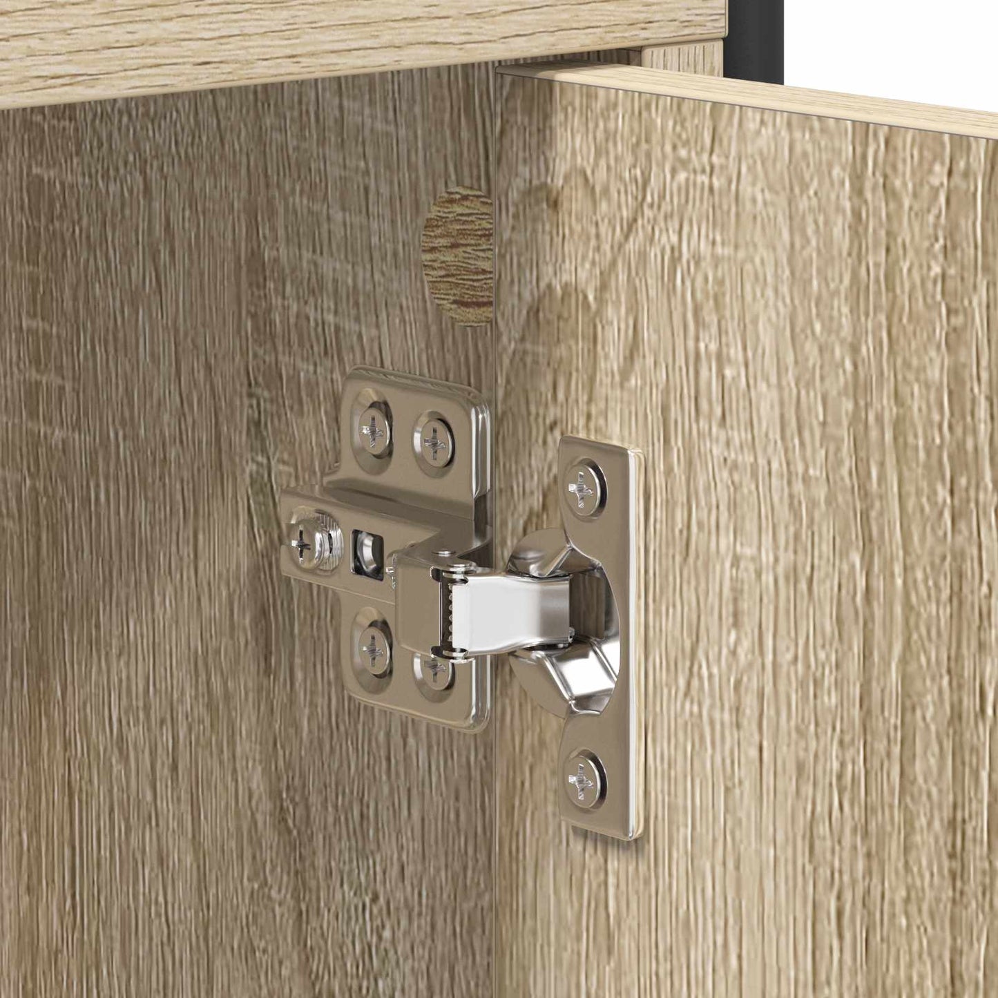 vidaXL TV Cabinet 133 x 33 x 50 cm Sonoma Oak Engineered Wood