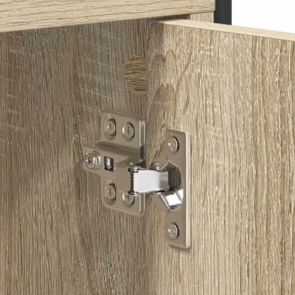 vidaXL TV Cabinet 133 x 33 x 50 cm Sonoma Oak Engineered Wood