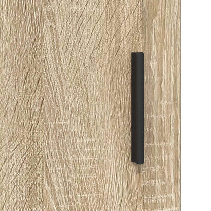 vidaXL TV Cabinet 133 x 33 x 50 cm Sonoma Oak Engineered Wood