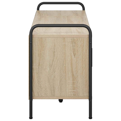 vidaXL TV Cabinet 133 x 33 x 50 cm Sonoma Oak Engineered Wood
