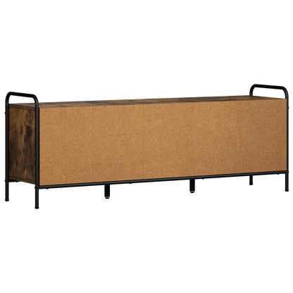 vidaXL TV Cabinet 133 x 33 x 50 cm Smoked Oak Engineered Wood