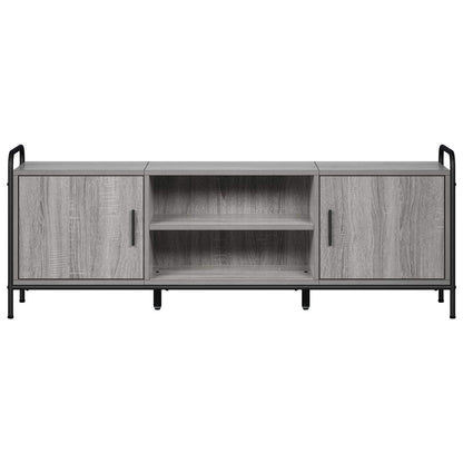 vidaXL TV Cabinet 133 x 33 x 50 cm Grey Sonoma Engineered Wood