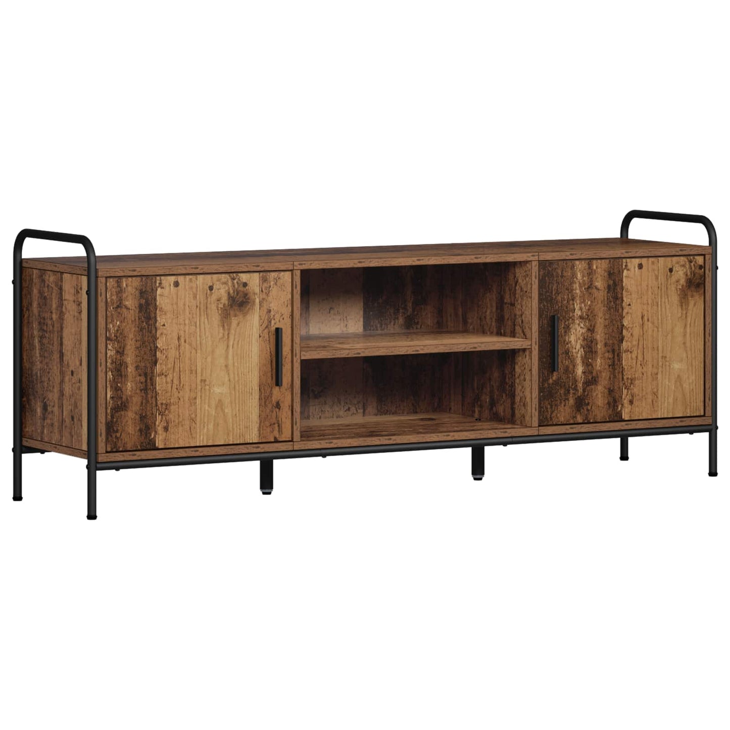 vidaXL TV Cabinet 133 x 33 x 50 cm Old Wood Engineered Wood