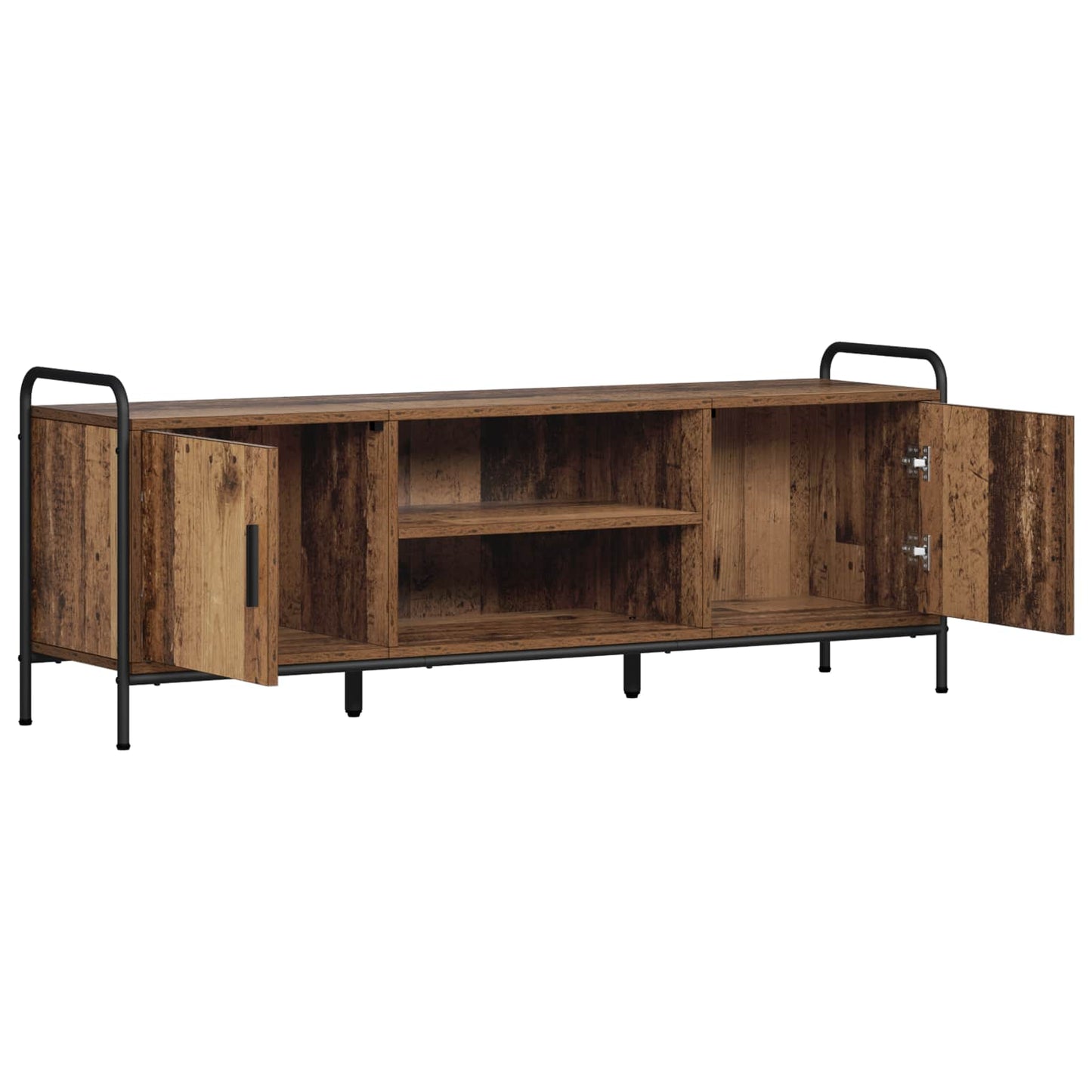 vidaXL TV Cabinet 133 x 33 x 50 cm Old Wood Engineered Wood