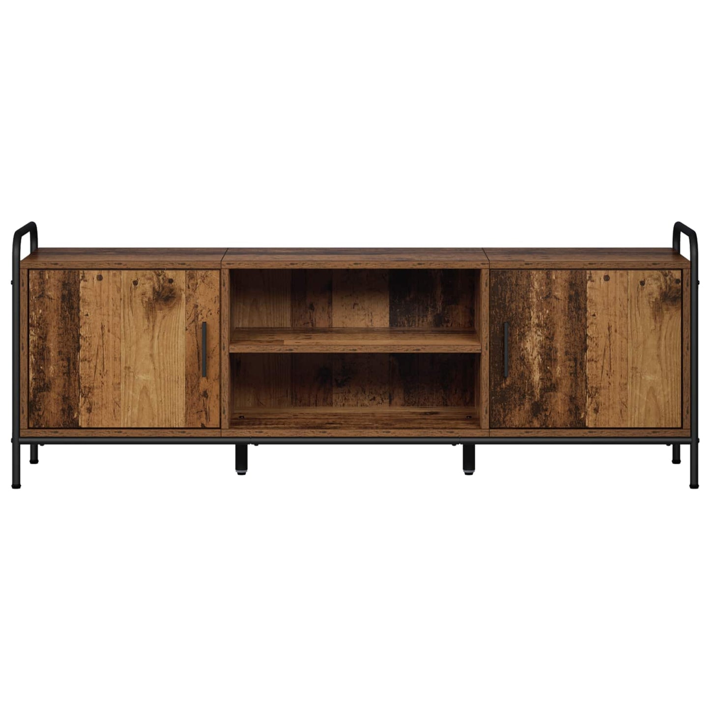 vidaXL TV Cabinet 133 x 33 x 50 cm Old Wood Engineered Wood