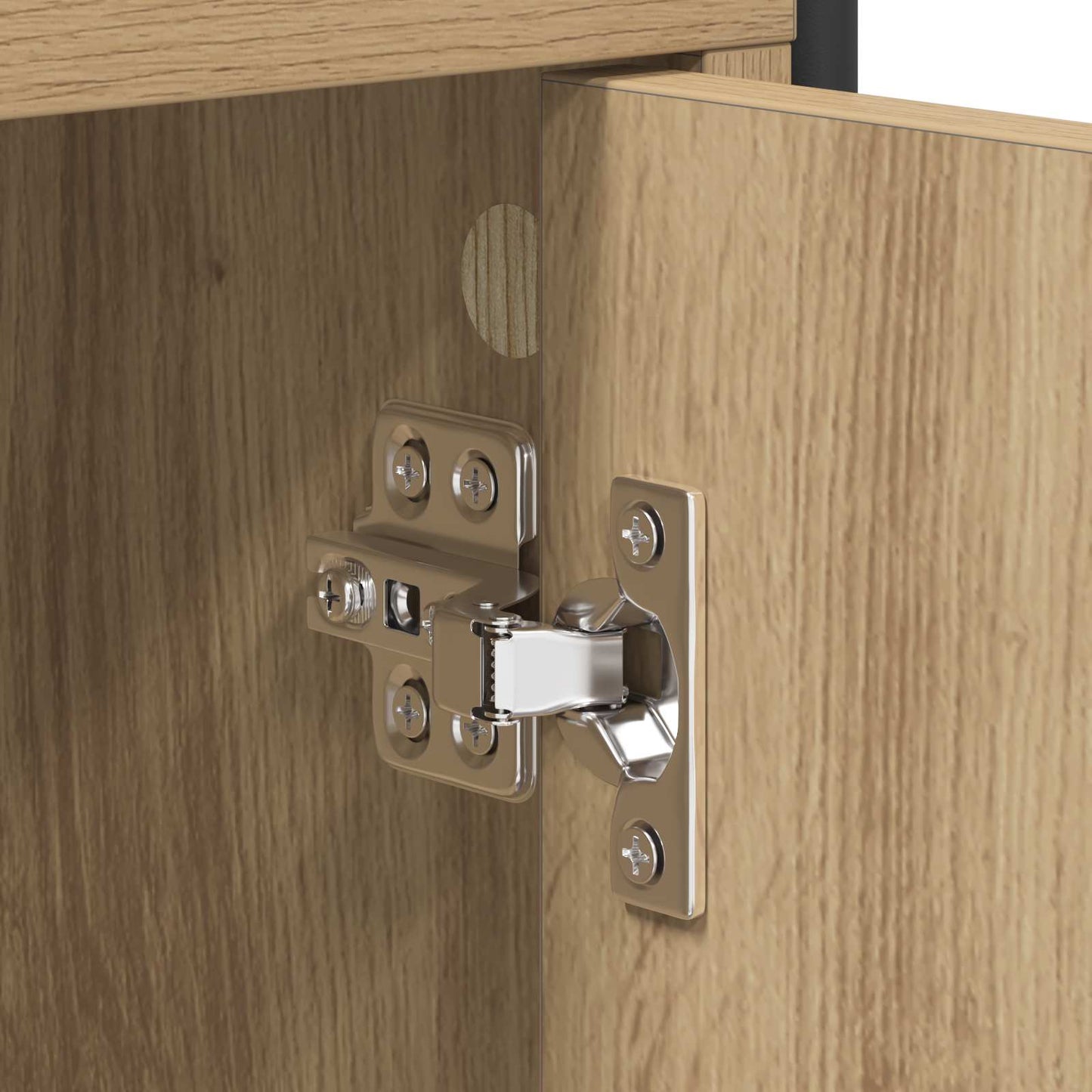 vidaXL TV Cabinet 133 x 33 x 50 cm Artisan Oak Engineered Wood