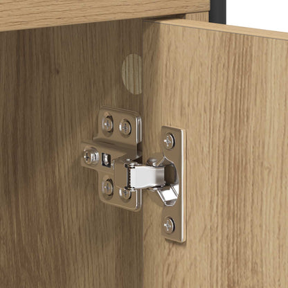 vidaXL TV Cabinet 133 x 33 x 50 cm Artisan Oak Engineered Wood