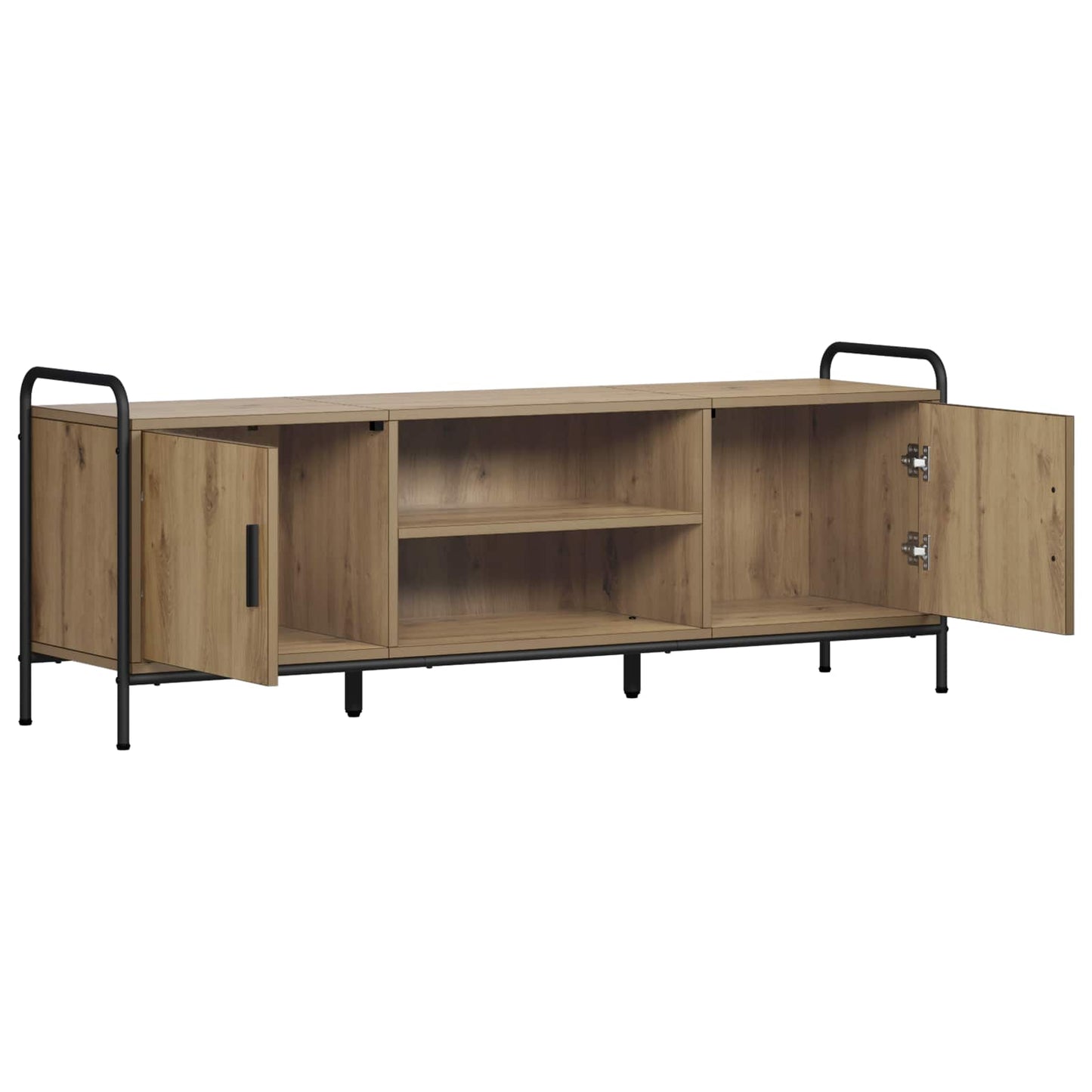 vidaXL TV Cabinet 133 x 33 x 50 cm Artisan Oak Engineered Wood