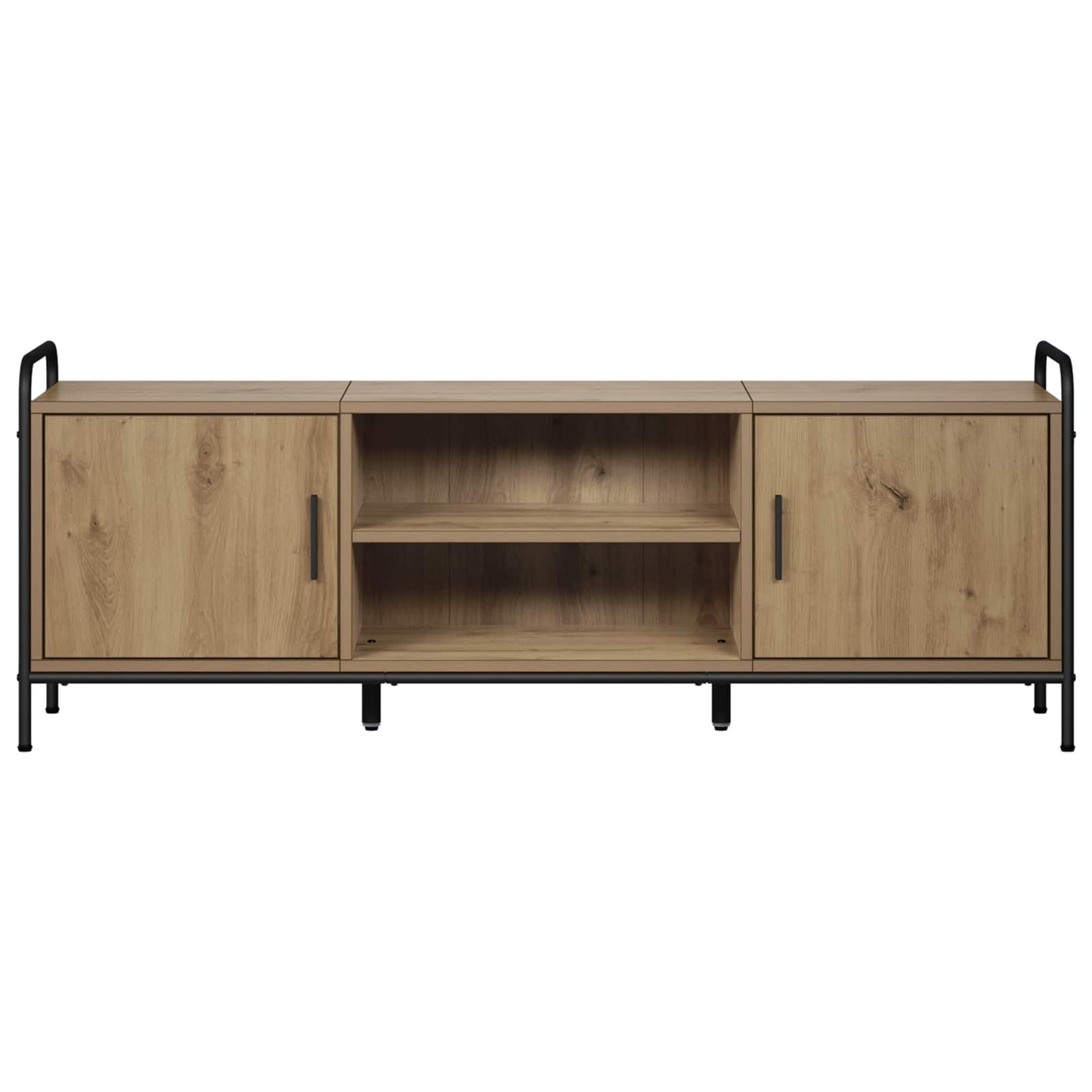 vidaXL TV Cabinet 133 x 33 x 50 cm Artisan Oak Engineered Wood