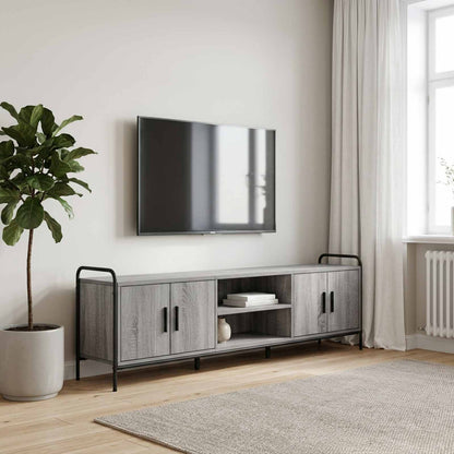 vidaXL TV Cabinet 167.5 x 33 x 50 cm Grey Sonoma Engineered Wood