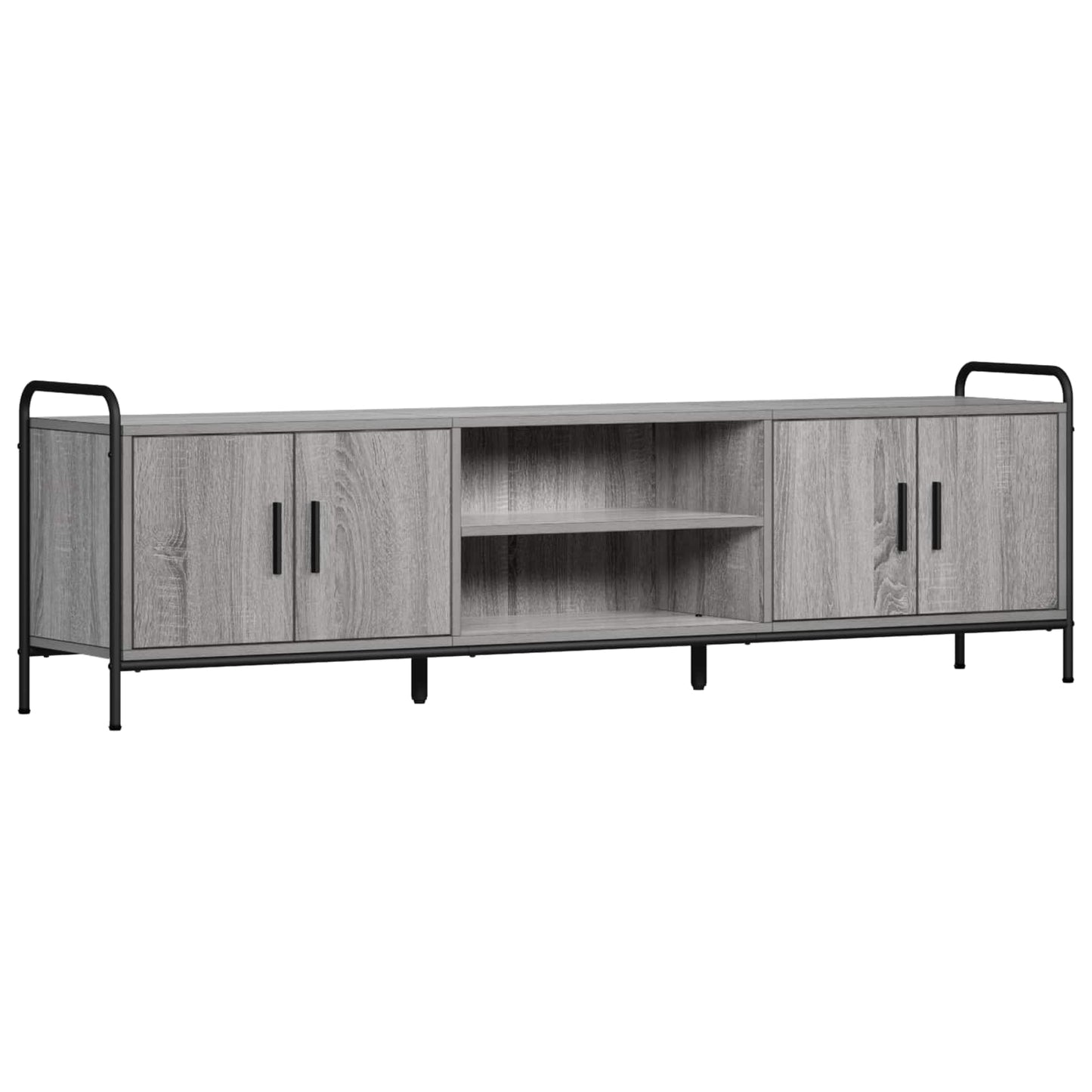 vidaXL TV Cabinet 167.5 x 33 x 50 cm Grey Sonoma Engineered Wood