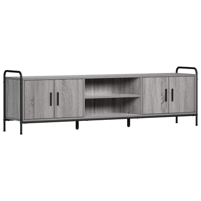 vidaXL TV Cabinet 167.5 x 33 x 50 cm Grey Sonoma Engineered Wood