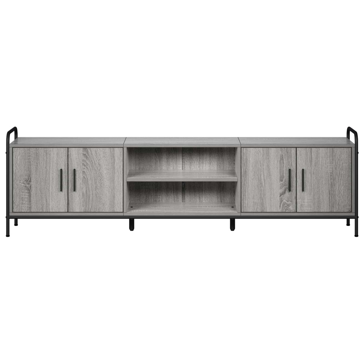 vidaXL TV Cabinet 167.5 x 33 x 50 cm Grey Sonoma Engineered Wood