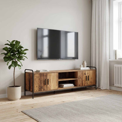 vidaXL TV Cabinet 167.5 x 33 x 50 cm Old Wood Engineered Wood