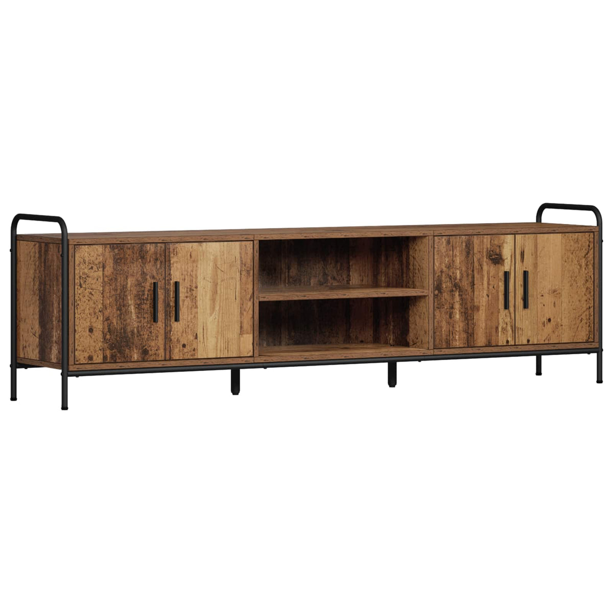 vidaXL TV Cabinet 167.5 x 33 x 50 cm Old Wood Engineered Wood