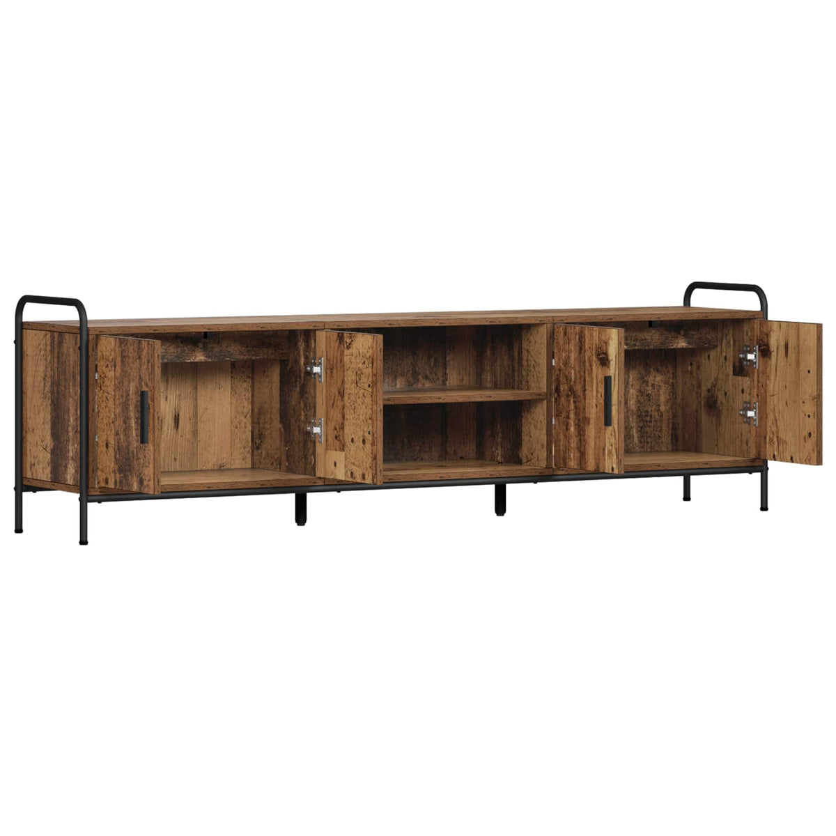 vidaXL TV Cabinet 167.5 x 33 x 50 cm Old Wood Engineered Wood
