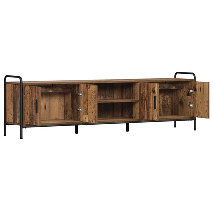 vidaXL TV Cabinet 167.5 x 33 x 50 cm Old Wood Engineered Wood