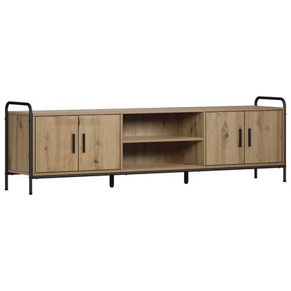 vidaXL TV Cabinet 167.5 x 33 x 50 cm Artisan Oak Engineered Wood