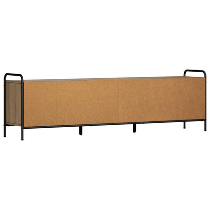 vidaXL TV Cabinet 167.5 x 33 x 50 cm Artisan Oak Engineered Wood