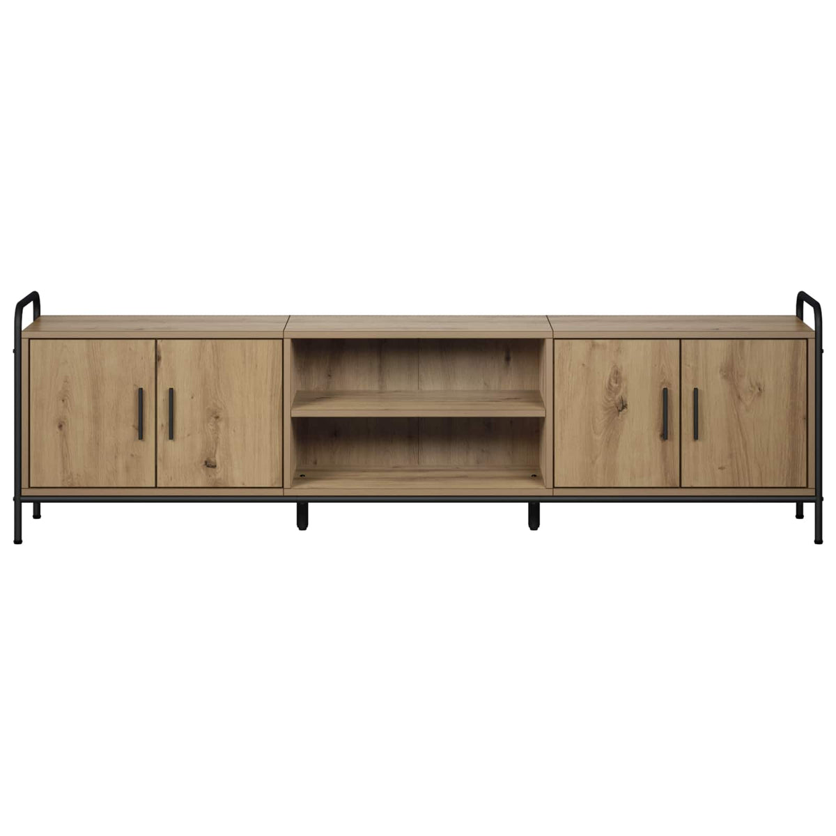 vidaXL TV Cabinet 167.5 x 33 x 50 cm Artisan Oak Engineered Wood
